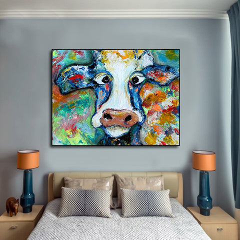 abstract cow table