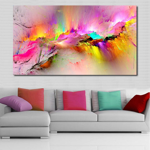 printed abstract painting