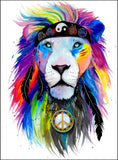 lion motif picture