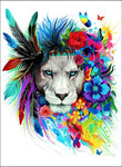 lion motif picture