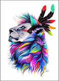 lion motif picture
